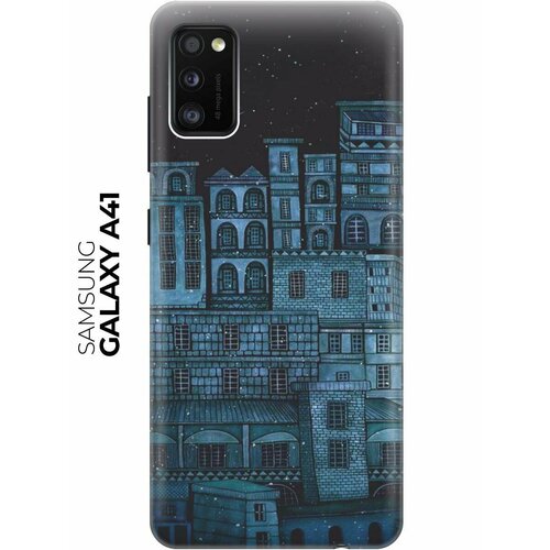 Чехол - накладка ArtColor для Samsung Galaxy A41 с принтом Ночь над городом printio чехол для samsung galaxy note ночь над городом