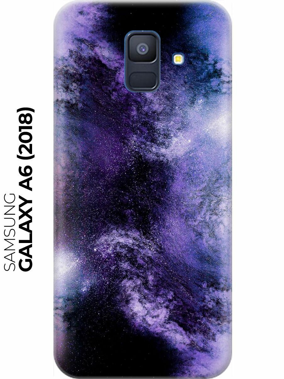RE: PA Накладка Transparent для Samsung Galaxy A6 (2018) с принтом "Космическое свечение"