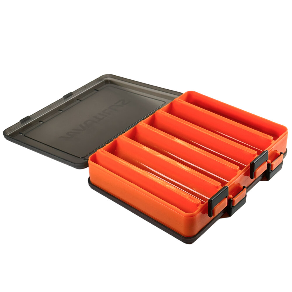 Коробка для приманок Nautilus 2-х сторонняя Orange NB2-205V-OR 20,5*17*4,8 2шт — фото 1