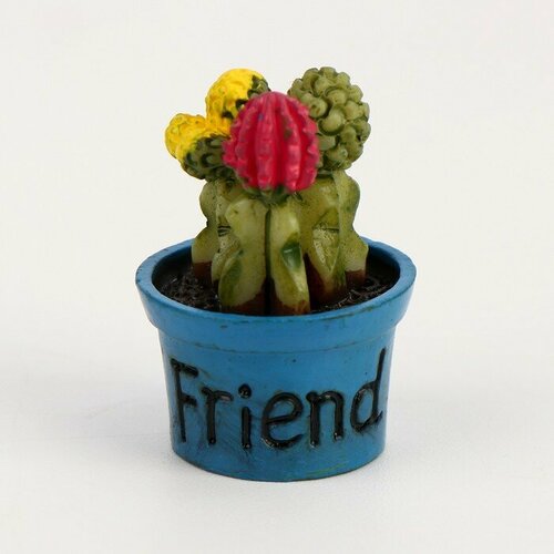 Миниатюра кукольная Кактус в горшочке набор 2 шт размер 1 шт 17 25 17 см 453₽