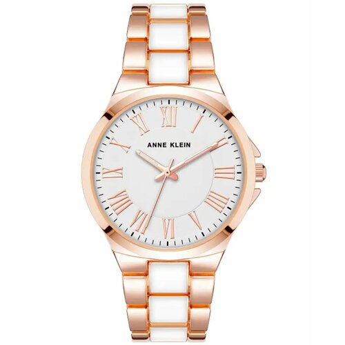 Наручные часы ANNE KLEIN 3922WTRG, белый, золотой