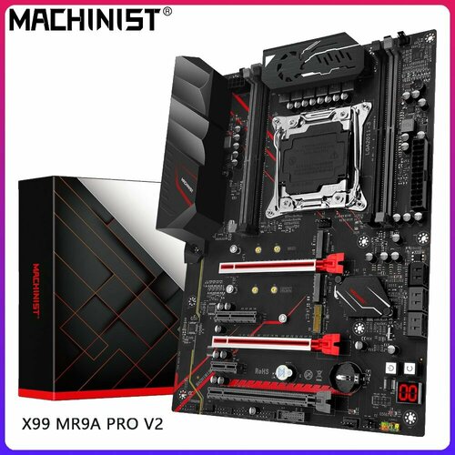 Материнская плата 2011-3 Machinist X99 MR9A PRO MAX X99 B85 4DDR4 4CH 3x PCI-Ex16 PCI-Ex4 PCI-Ex1 M2 NVME SATA Wi-Fi USB 30 GBLAN ATX 1150000₽