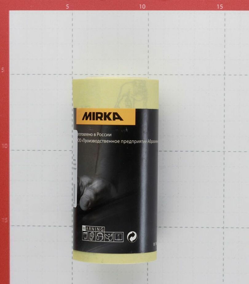 Шкурка шлифовальная Mirka Mirox на бумаге, ширина 115 мм, длина 5 м, зерно P240 — фото 5