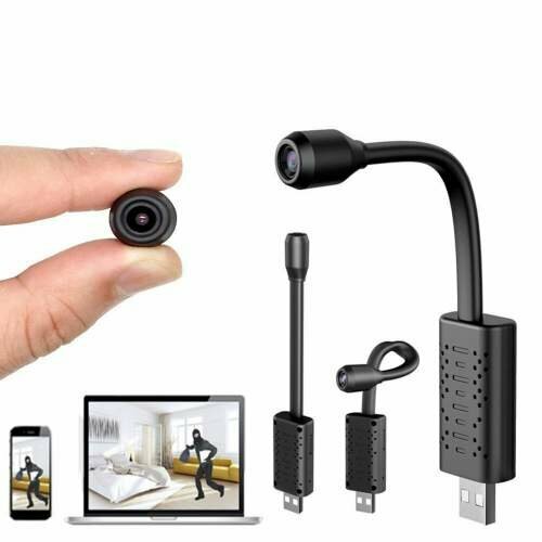 Мини-камера видеонаблюдения, с датчиком движения, Wi-F, USB черный