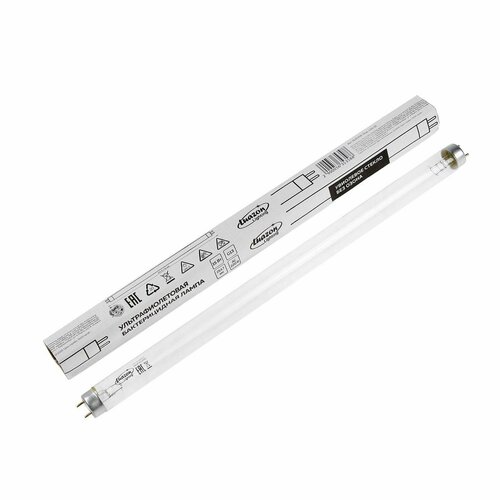 Лампа ультрафиолетовая бактерицидная G13 15Вт без озона 2537нм 4374мм 467₽