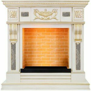 фото Портал Dimplex Opti-Myst Corsica белый шоколад с золотом (высота 1118 мм)