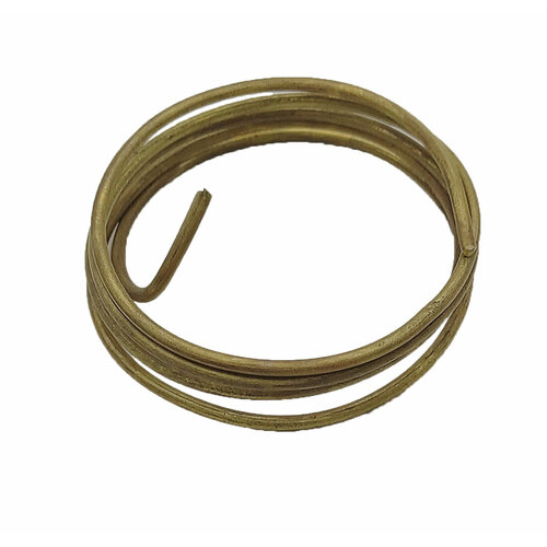 Проволока латунная Л 63 ф2мм Feji ГОСТ 1 метр, мягкая