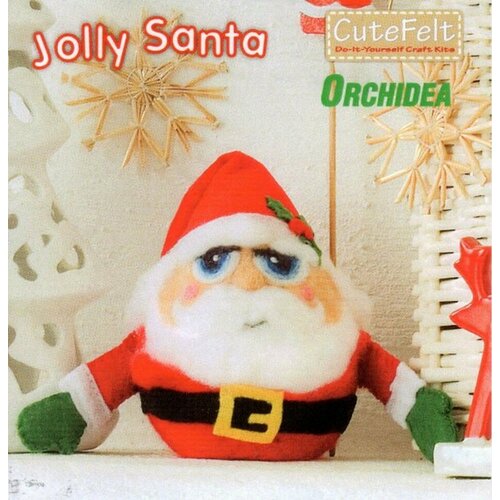 Jolly Santa #4214 Orchidea Набор - валяние 8 x 12 см набор для валяния лёвушка для творчества для рукоделия игрушка своими руками набор для фелтинга фелтинг рукоделие