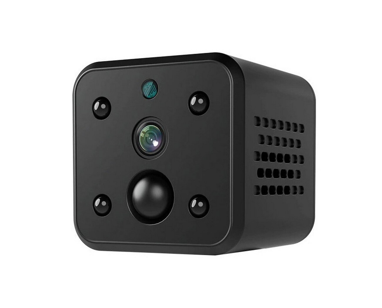 Миниатюрная WI-FI камера наблюдения 4mp (2560х1440) с аккумулятором ДжейЭмСи АV(13) WiFi (E1908EU) с датчиком движения. Запись на SD карту. Угол 120