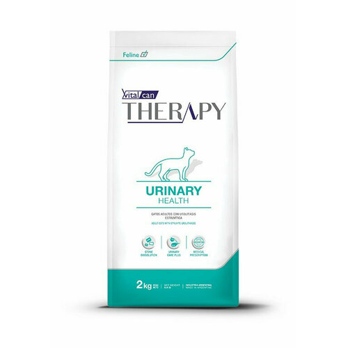Vitalcan Therapy Feline Urinary Care сухой корм для взрослых кошек, при МКБ, с курицей - 2 кг