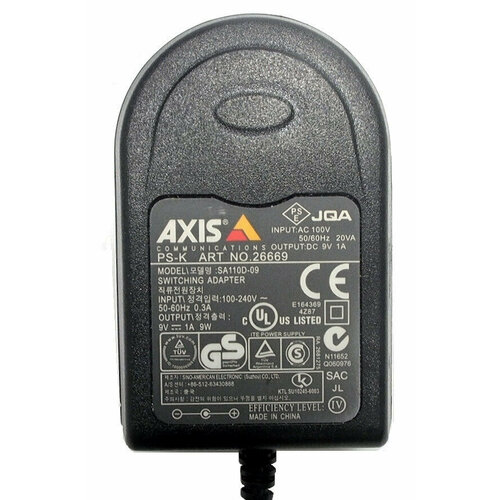 Блок питания AXIS SA110D-09 9V 1A 9W DC 99000₽