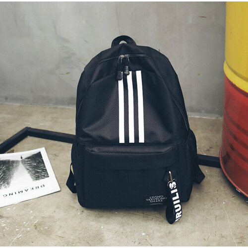 фото Рюкзак bottoncini унисекс, городской, черный, р-р 42х29х13 см