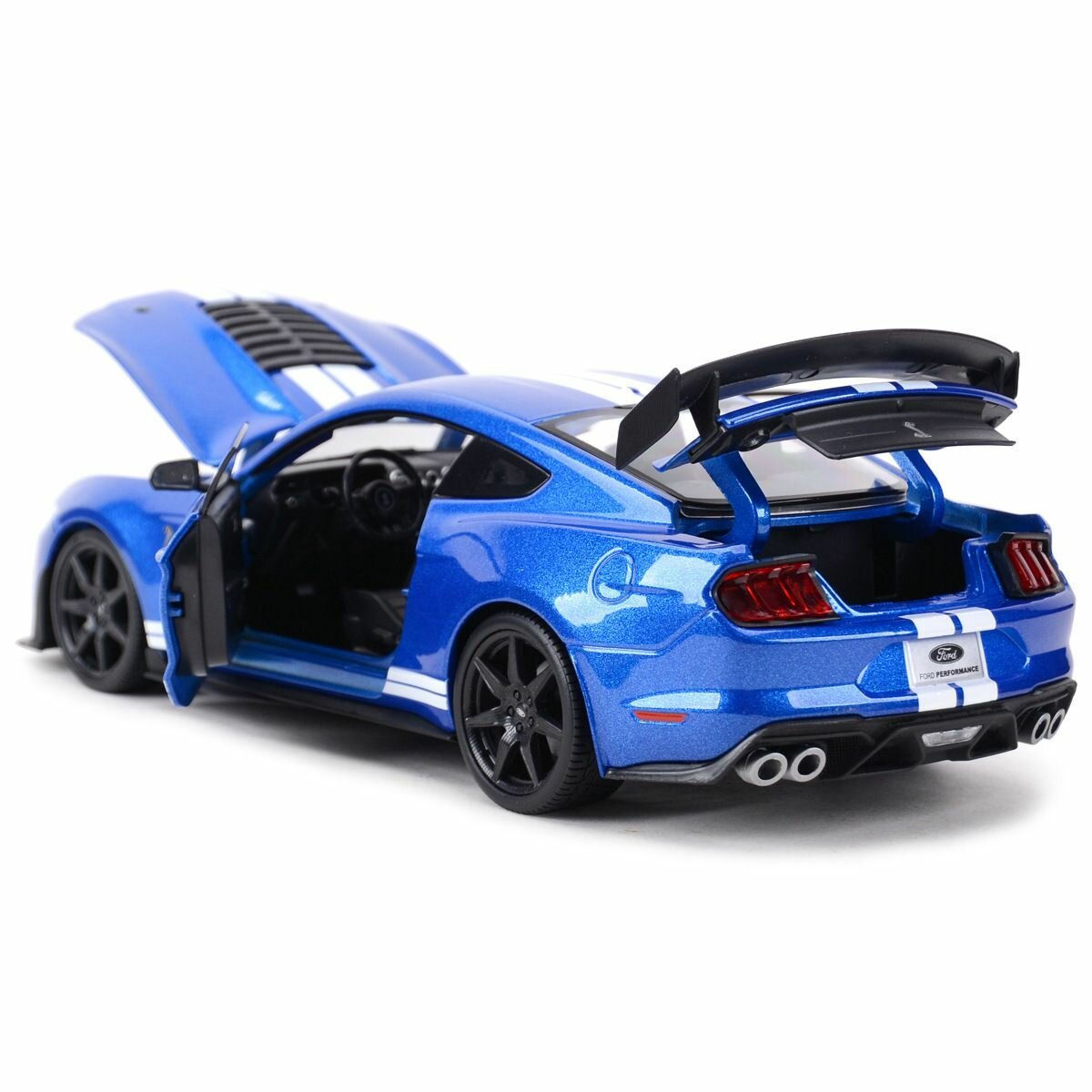 Maisto Машинка Ford Shelby GT500 2020, 1:18 оранжевая - фото №13