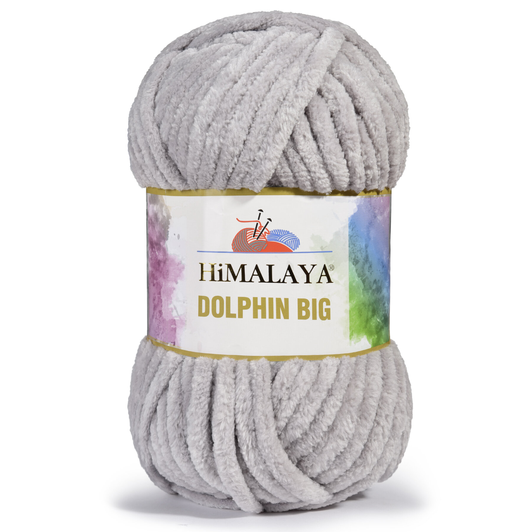 Пряжа Himalaya DOLPHIN BIG 100% Полиэстер 200гр/80м (76735 кремовый) 1 упаковка (3 мотка)
