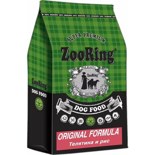 ZOORING Prof Original Dog Formula Veal & Rice - Сухой корм для взрослых Собак всех пород склонных к набору веса Телятина и Рис 10 кг