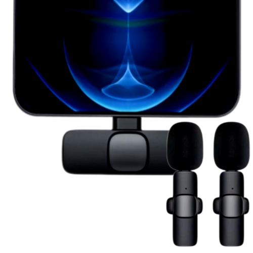 Микрофон петличный Петличный беспроводной микрофон для iPhone черный матовый черный 138200₽