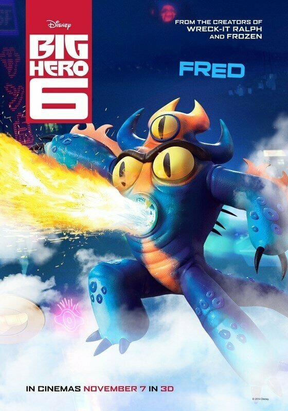 Плакат, постер на бумаге Город героев (Big Hero 6), Дон Холл, Крис Уильямс. Размер 21 х 30 см