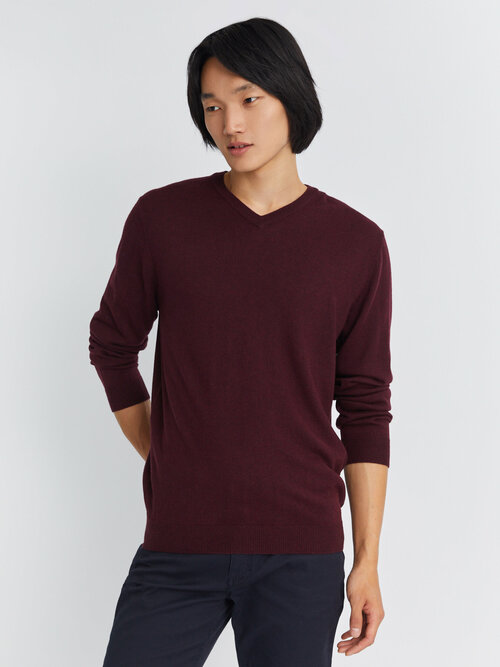 Пуловер Zolla, размер XL, бордовый