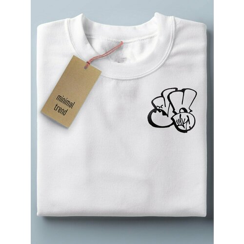 фото Футболка, размер l, белый нет бренда