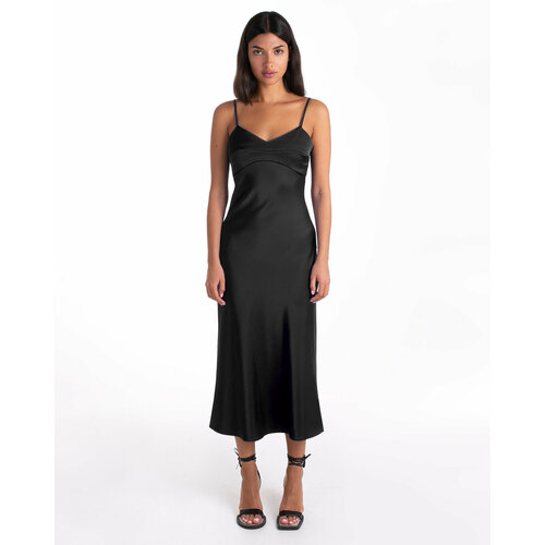 Платье-комбинация BUBLIKAIM, размер 44 (M), черный