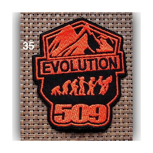 Нашивка 509 EVOLUTION красная