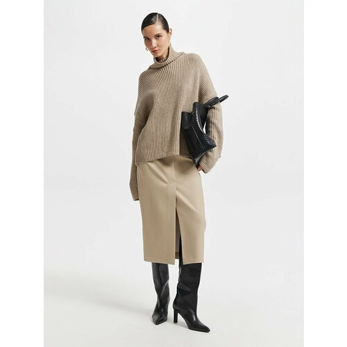 фото Свитер love republic, размер s, бежевый, серый