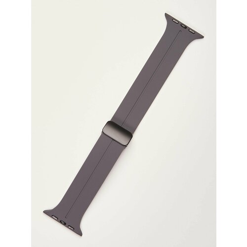 Ремешок для Apple Watch, силиконовый 44 / 45 / 49 мм Watch Band / Ремешок для смарт часов / Серый