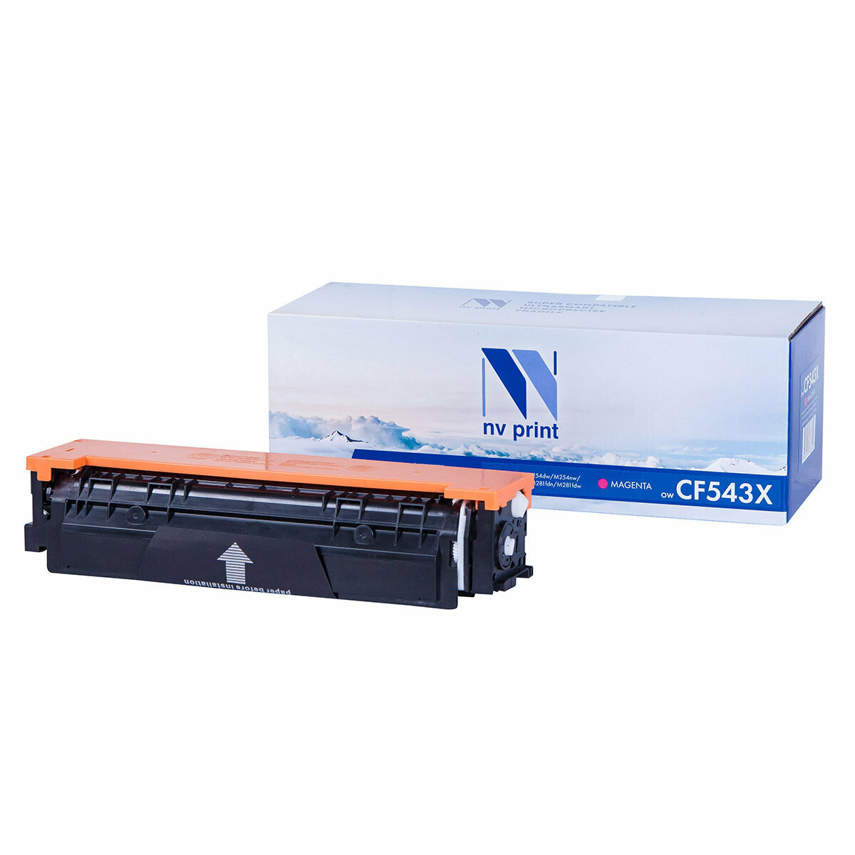 Картридж NV Print NVM-CF543XM, для HP Color LaserJet Pro M254dw/ M254nw/ M280nw/ M281fdn/ M281fdw, совместимый