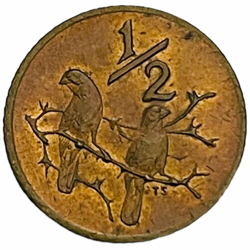 Южная Африка (ЮАР) 1/2 цента 1970 г. (2) южная африка юар 2 цента 1984 г proof