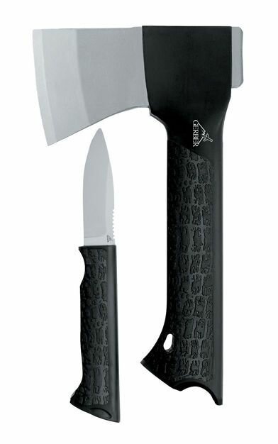 Набор инструментов Gerber Gator Axe Combo I (1014059) черный компл.:топор/нож блистер - фото №7