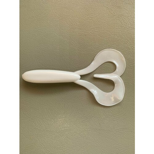 Мягкая силиконовая приманка Лягушка (Pike Frog Ширасу), цвет Белый (White), вес 50 гр, уп. 1 шт.