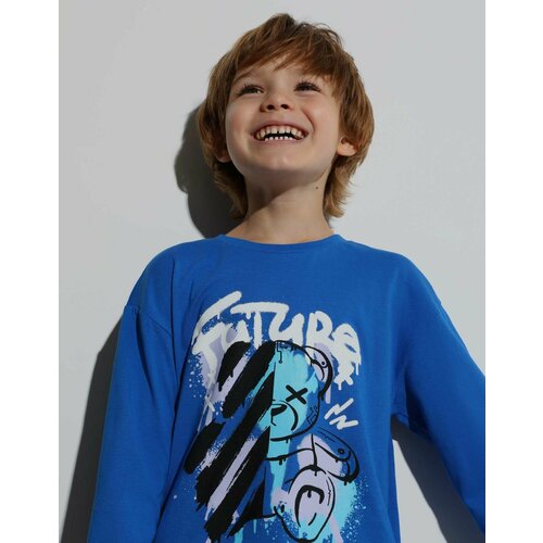 фото Футболка gloria jeans, размер 6-7л/122 (31), синий