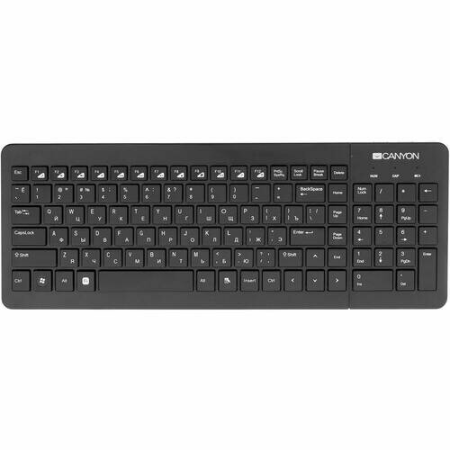 Комплект клавиатура + мышь Canyon CNS-HSETW3-RU Black USB