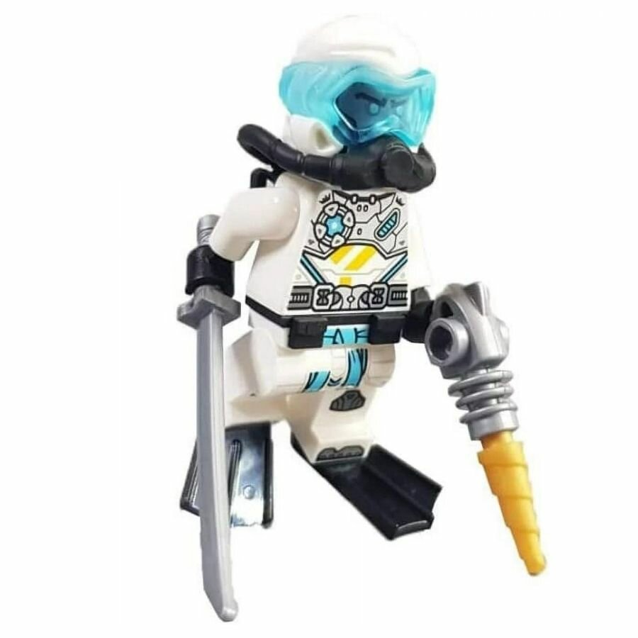 Журнал Lego NinjaGo №5 2022 Аквалангист Зейн + гарпун-сверло — фото 4
