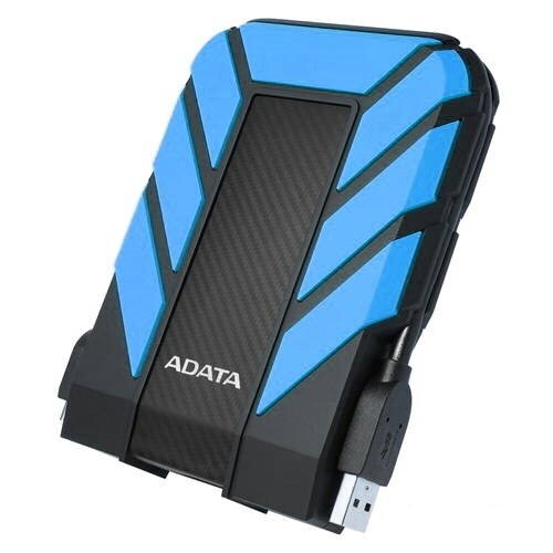 Внешний жесткий диск 2.5" USB3.0 2Tb Adata голубой A-Data - фото №4