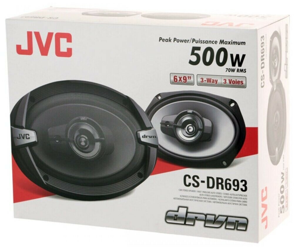 Автомобильные колонки JVC CS-DR693HP - фото №4