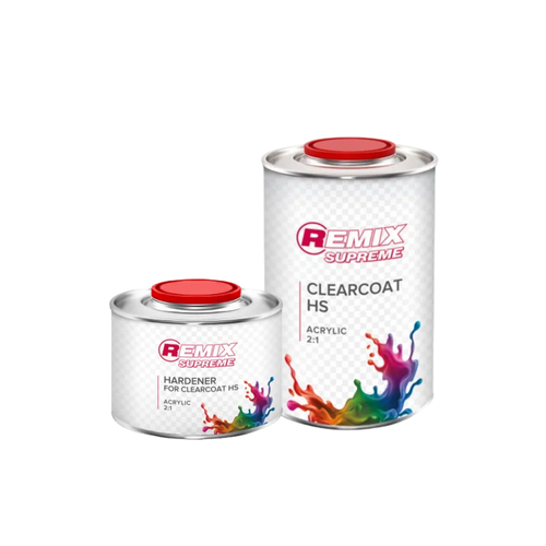 REMIX SUPREME Лак 2K акриловый HS 2:1, 1л + отвердитель 0,5л