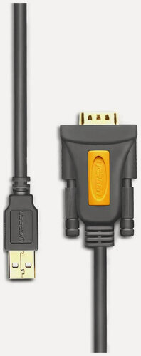 Изображение товара Кабель-адаптер Ugreen USB 2.0 A-DB9 RS-232, 3 м (20223)