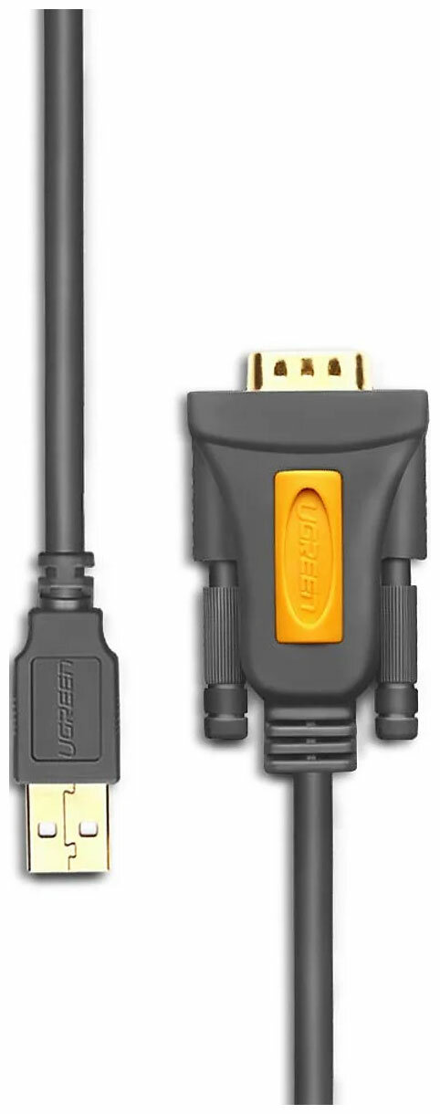 Кабель-адаптер Ugreen USB 2.0 A-DB9 RS-232, 3 м (20223)