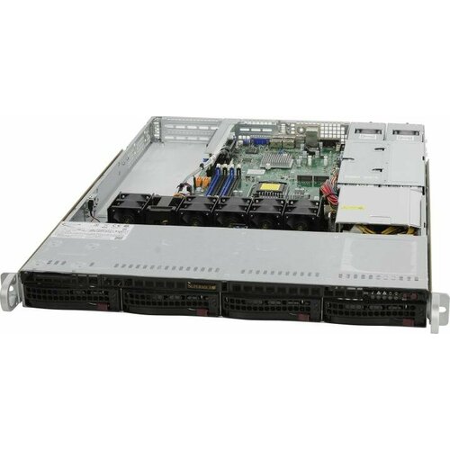 Сервер в корпусе высотой 1U Никс sS6000/1U S64061Ai Xeon E 2286G/32 ГБ/1 x 1 Тб SSD/Aspeed AST2500