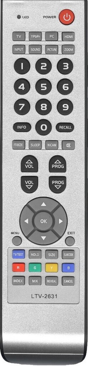 Пульт для Thomson LTV-2231 / LTV-2631 для телевизора LCD