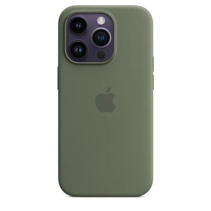 Чехол-накладка для iPhone 14 Silicone Case MagSafe Olive