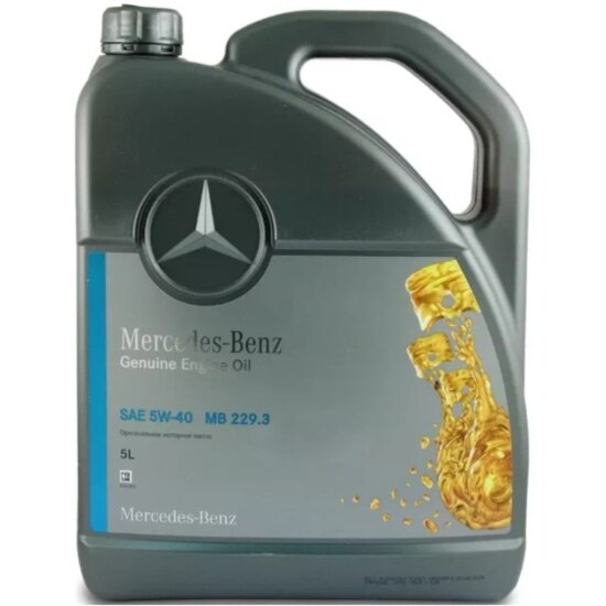 Моторное масло Mercedes-benz MB 229.3 5W-40 синтетическое 5 л