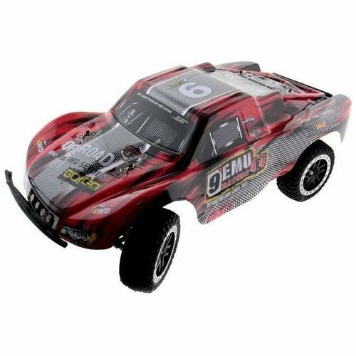 Радиоуправляемая модель Remo Hobby шорт-корс 9EMU 4WD (1к8) красный (RH1021-RED) радиоуправляемая игрушка remo hobby шорт корс 4wd rtr 1 10 rh10ex3upg red