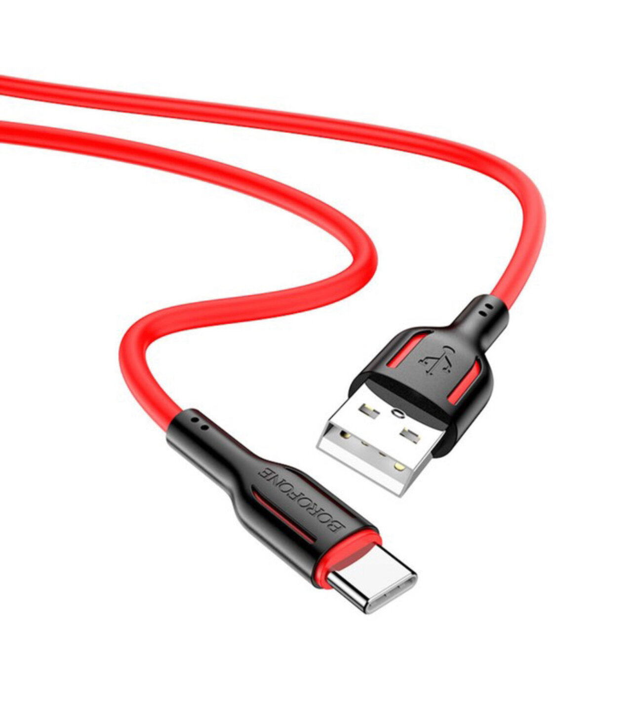 Кабель BOROFONE BX63 USB Type-C 1 метр, быстрая зарядка, зарядный шнур, провод для телефона