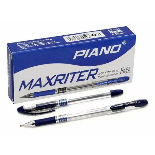 Ручка шариковая Piano Maxriter PT-335 12шт в наборе