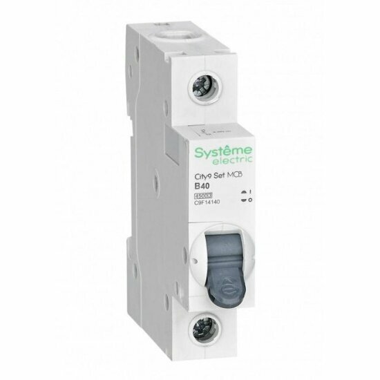 Автоматический выключатель Systeme Electric (schneider Electric) 1п B 40А 4.5кА City9 Set, 230В, C9F14140