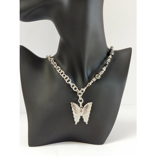 Чокер, длина 50 см, серебряный