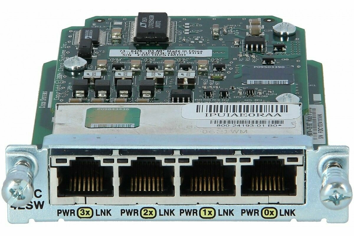 Маршрутизаторы и коммутаторы Cisco HWIC-4ESW