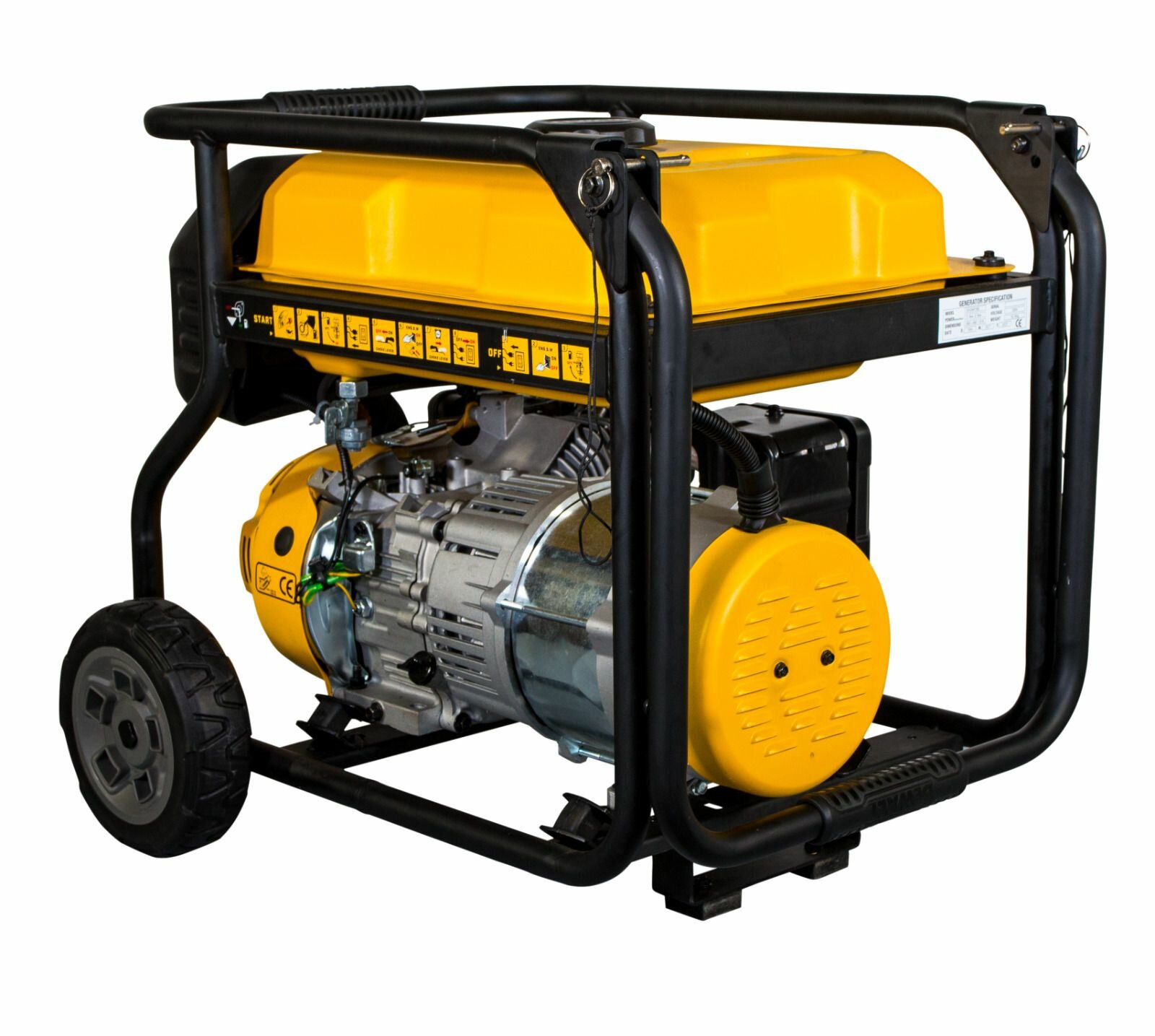 Бензиновый генератор DEWALT, 3500 Вт, 230 В, 223 см , DXGNP35E - фотография № 5